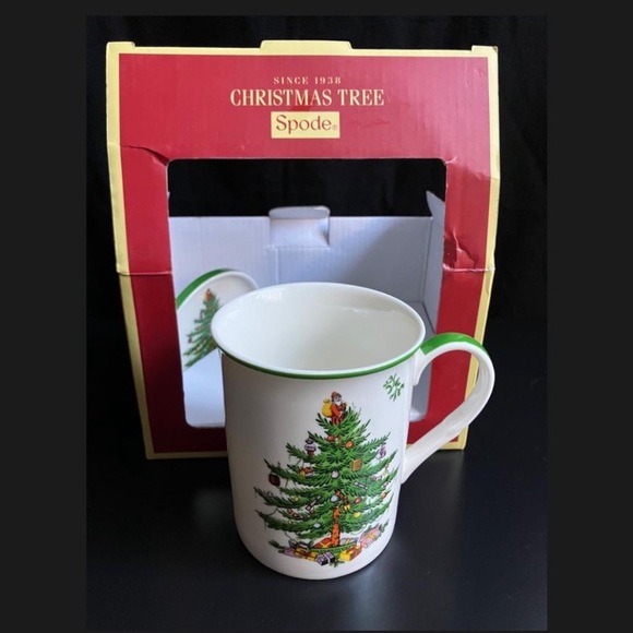 Spode Christmas Tree Mug & Coaster Set - Picture 3 of 5